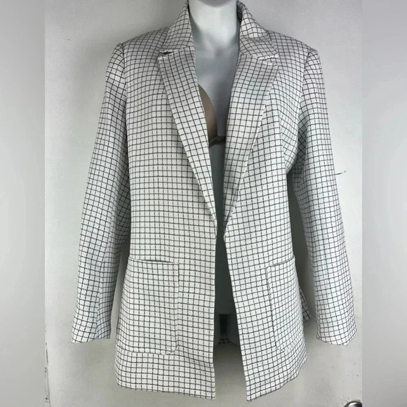 Anne Klein Notch Collar Tweed Blazer - Picture 3 of 7